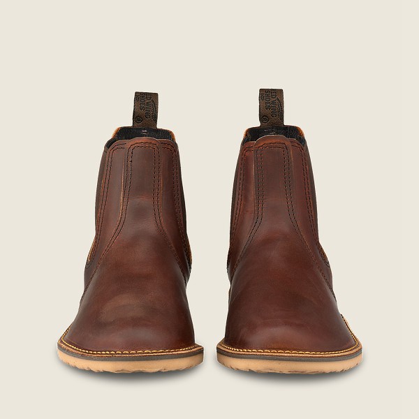 Red Wing Heritage Bot Erkek - Weekender Chelsea - 6-Inchr Rough & Tough Deri - Kahverengi - 18VQIKTL